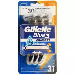 خودتراش ژیلت مدل Blue 3 Comfort بسته 3 عددی
